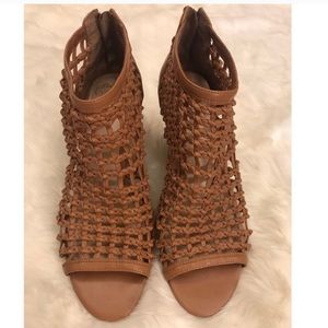 Vince Camuto Open Toe Booties